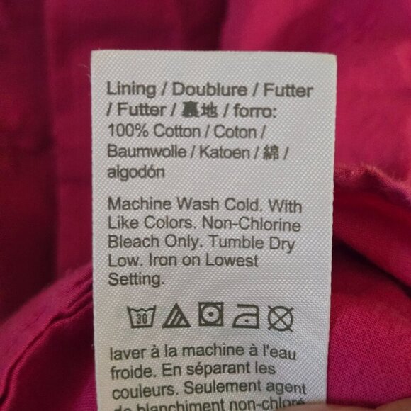 J. Crew Pink Eyelet Ruffled Collar Balloon Sleeve Peasant Blouse Size L - Picture 8 of 8